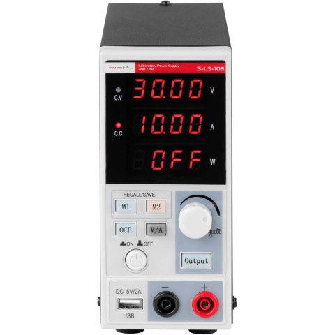 ZASILACZ LABORATORYJNY SERWISOWY 0-30 V 0-10 A 300 W LED USB ZASILACZ LABORATORYJNY SERWISOWY 0-30 V 0-10 A 300 W LED USB