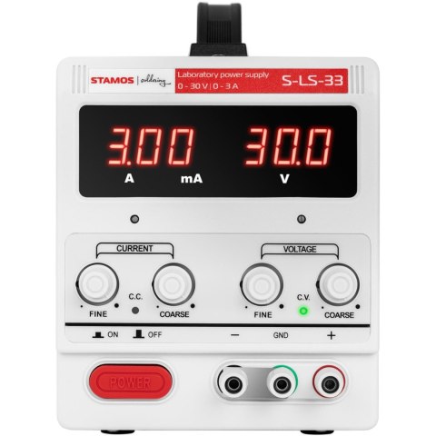 ZASILACZ LABORATORYJNY SERWISOWY 0-30 V 0-3 A DC 125 W LED ZASILACZ LABORATORYJNY SERWISOWY 0-30 V 0-3 A DC 125 W LED