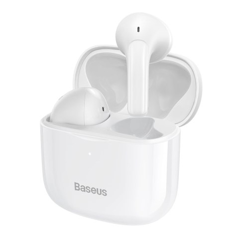 BEZPRZEWODOWE SŁUCHAWKI BLUETOOTH 5.0 TWS DOUSZNE WODOODPORNE IP64 E3 BIAŁY