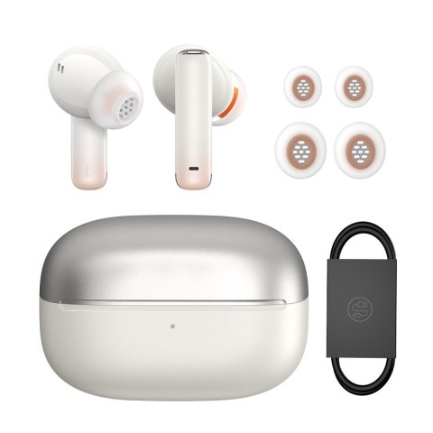 BEZPRZEWODOWE SŁUCHAWKI DOKANAŁOWE STORM 1 BLUETOOTH 5.2 TWS Z ANC/ENC BIAŁY BEZPRZEWODOWE SŁUCHAWKI DOKANAŁOWE STORM 1 BLUETOOTH 5.2 TWS Z ANC/ENC BIAŁY