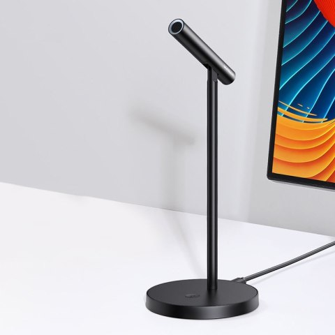 BIURKOWY MIKROFON DO KOMPUTERA LAPTOPA USB TYP C CZARNY BIURKOWY MIKROFON DO KOMPUTERA LAPTOPA USB TYP C CZARNY