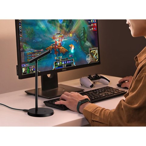 BIURKOWY MIKROFON DO KOMPUTERA LAPTOPA USB TYP C CZARNY BIURKOWY MIKROFON DO KOMPUTERA LAPTOPA USB TYP C CZARNY