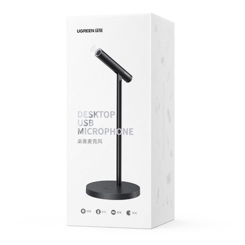 BIURKOWY MIKROFON DO KOMPUTERA LAPTOPA USB TYP C CZARNY BIURKOWY MIKROFON DO KOMPUTERA LAPTOPA USB TYP C CZARNY