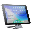 BIURKOWY STOJAK UCHWYT PODSTAWKA NA TABLET SKŁADANA SZARY