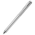 DWUSTRONNY POJEMNOŚCIOWY RYSIK DISC STYLUS + ŻELOPIS DŁUGOPIS SREBRNY