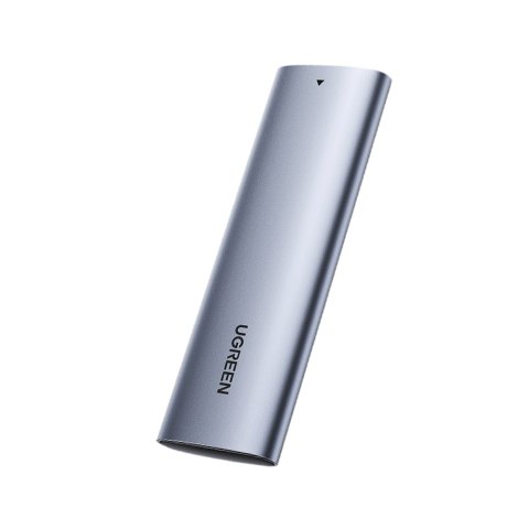 KIESZEŃ NA DYSK OBUDOWA DYSKU TWARDEGO M.2 B-KEY SATA 3.0 SZARY + KABEL USB TYP C KIESZEŃ NA DYSK OBUDOWA DYSKU TWARDEGO M.2 B-KEY SATA 3.0 SZARY + KABEL USB TYP C