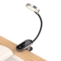 MINI LAMPKA LAMPA LED DO CZYTANIA EKRANU Z KLIPSEM SZARY