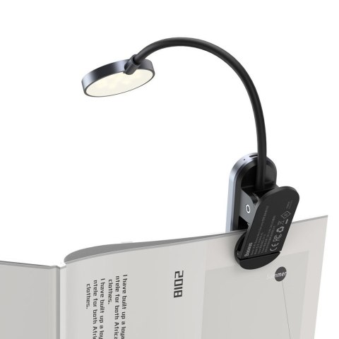 MINI LAMPKA LAMPA LED DO CZYTANIA EKRANU Z KLIPSEM SZARY MINI LAMPKA LAMPA LED DO CZYTANIA EKRANU Z KLIPSEM SZARY