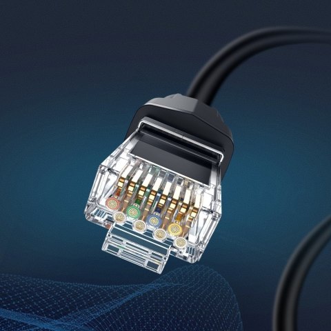 PATCHCORD KABEL PRZEWÓD SIECIOWY ETHERNET RJ45 CAT 8 T568B 2M PATCHCORD KABEL PRZEWÓD SIECIOWY ETHERNET RJ45 CAT 8 T568B 2M