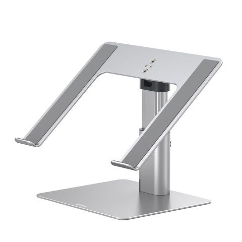 PODSTAWKA POD LAPTOPA 11"-17,3" REGULOWANA WYSOKOŚĆ ALUMINIOWA SREBRNY PODSTAWKA POD LAPTOPA 11"-17,3" REGULOWANA WYSOKOŚĆ ALUMINIOWA SREBRNY