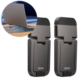 PODSTAWKI NÓŻKI DO LAPTOPA PRZYKLEJANE SKŁADANE 2SZT. SZARY