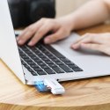 PRZENOŚNY CZYTNIK KART TF/SD POD USB 3.0 CZARNY
