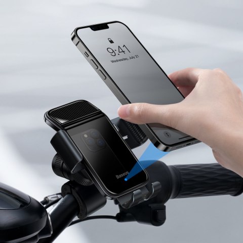 ROWEROWY UCHWYT NA SMARTFON TELEFON Z ŁADOWARKA SOLARNĄ PANELEM SŁONECZNYM CZARNY ROWEROWY UCHWYT NA SMARTFON TELEFON Z ŁADOWARKA SOLARNĄ PANELEM SŁONECZNYM CZARNY