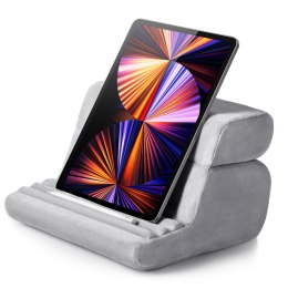 SKŁADANA PODSTAWKA NA TABLET TELEFON WELUROWA SZARY