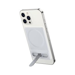 STOJAK PODSTAWKA DO TELEFONU SKŁADANA Z UCHWYTEM MAGNETYCZNYM BIAŁA