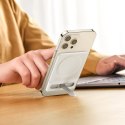 STOJAK PODSTAWKA DO TELEFONU SKŁADANA Z UCHWYTEM MAGNETYCZNYM BIAŁA