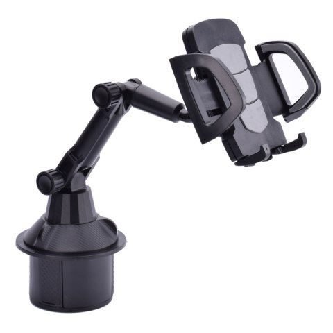 UCHWYT SAMOCHODOWY DO SMARTFONA DO MIEJSCA NA KUBEK CUP HOLDER CZARNY UCHWYT SAMOCHODOWY DO SMARTFONA DO MIEJSCA NA KUBEK CUP HOLDER CZARNY