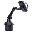 UCHWYT SAMOCHODOWY DO SMARTFONA DO MIEJSCA NA KUBEK CUP HOLDER CZARNY