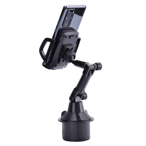 UCHWYT SAMOCHODOWY DO SMARTFONA DO MIEJSCA NA KUBEK CUP HOLDER CZARNY UCHWYT SAMOCHODOWY DO SMARTFONA DO MIEJSCA NA KUBEK CUP HOLDER CZARNY