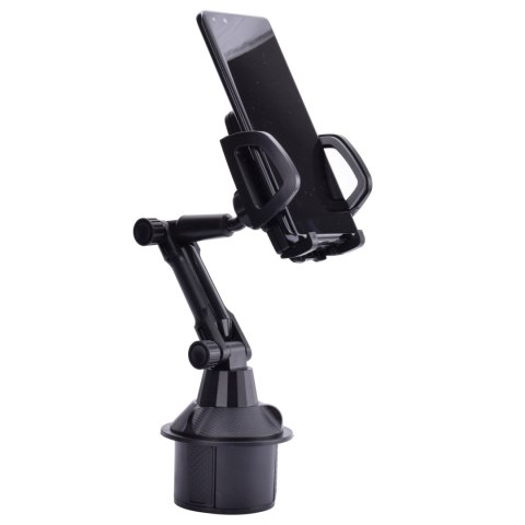 UCHWYT SAMOCHODOWY DO SMARTFONA DO MIEJSCA NA KUBEK CUP HOLDER CZARNY UCHWYT SAMOCHODOWY DO SMARTFONA DO MIEJSCA NA KUBEK CUP HOLDER CZARNY
