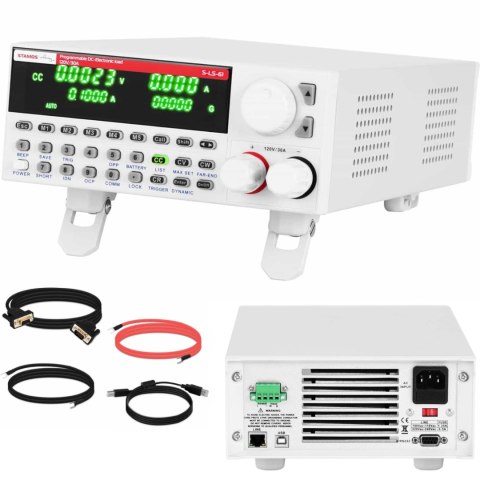 OBCIĄŻENIE ELEKTRONICZNE PROGRAMOWALNE 0-120 V 0-30 A 300 W USB LAN RS232 OBCIĄŻENIE ELEKTRONICZNE PROGRAMOWALNE 0-120 V 0-30 A 300 W USB LAN RS232