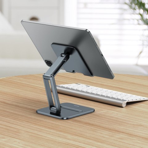 PODSTAWKA STOJAK METALOWY DO SMARTFONA DESKTOP BIAXIAL FOLDABLE DO 13" SZARY PODSTAWKA STOJAK METALOWY DO SMARTFONA DESKTOP BIAXIAL FOLDABLE DO 13" SZARY