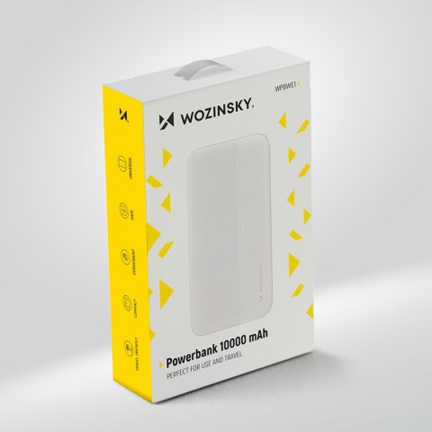 POWERBANK LI-PO 10000MAH 2XUSB BIAŁY POWERBANK LI-PO 10000MAH 2XUSB BIAŁY