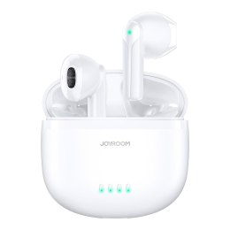 SŁUCHAWKI TWS BEZPRZEWODOWE ENC WODOODPORNE IPX4 BLUETOOTH 5.3 BIAŁY
