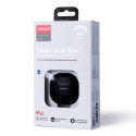 SŁUCHAWKI TWS BEZPRZEWODOWE ENC WODOODPORNE IPX4 BLUETOOTH 5.3 CZARNY