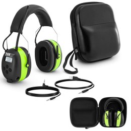 SŁUCHAWKI WYGŁUSZAJĄCE AKTYWNE ZAGŁUSZKI OCHRONNE Z RADIEM AUX MP3 BLUETOOTH - ZIELONE