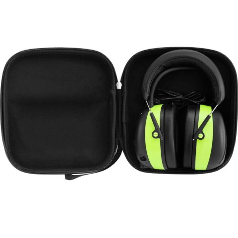 SŁUCHAWKI WYGŁUSZAJĄCE AKTYWNE ZAGŁUSZKI OCHRONNE Z RADIEM AUX MP3 BLUETOOTH - ZIELONE SŁUCHAWKI WYGŁUSZAJĄCE AKTYWNE ZAGŁUSZKI OCHRONNE Z RADIEM AUX MP3 BLUETOOTH - ZIELONE