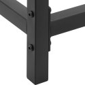 STOJAK NA DREWNO OPAŁOWE KOMINKOWE LOFT 60 X 25 X 61.5 CM
