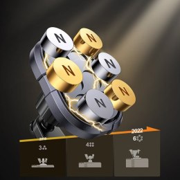UCHWYT MAGNETYCZNY DO TELEFONU NA DESKĘ ROZDZIELCZĄ SZARY