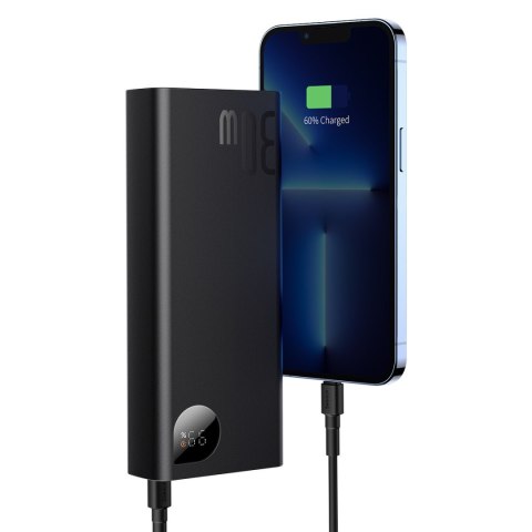 ADAMAN POWERBANK 20000MAH 30W CZARNY + KABEL USB-C ADAMAN POWERBANK 20000MAH 30W CZARNY + KABEL USB-C