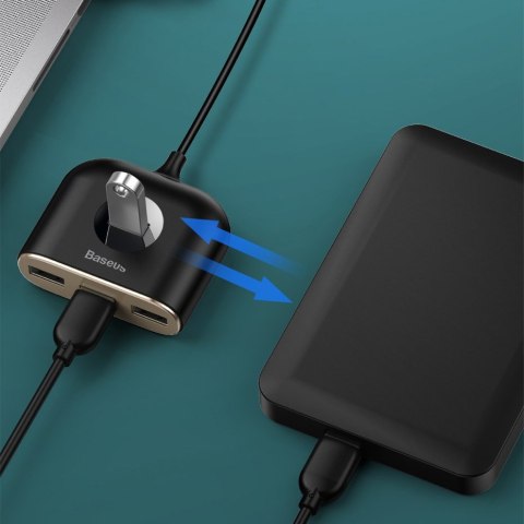 ADAPTER PRZEJŚCIÓWKA HUB 4W1 USB ADAPTER USB3.0 TO USB3.0*1+USB2.0*3 1M BLACK ADAPTER PRZEJŚCIÓWKA HUB 4W1 USB ADAPTER USB3.0 TO USB3.0*1+USB2.0*3 1M BLACK