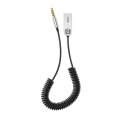 BA01 ODBIORNIK DŹWIĘKU BLUETOOTH 5.0 KABEL ADAPTER AUDIO AUX JACK CZARNY