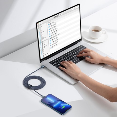 KABEL PRZEWÓD DO SZYBKIEGO ŁADOWANIA I TRANSFERU DANYCH USB-C IPHONE LIGHTNING 20W 2M CZARNY KABEL PRZEWÓD DO SZYBKIEGO ŁADOWANIA I TRANSFERU DANYCH USB-C IPHONE LIGHTNING 20W 2M CZARNY
