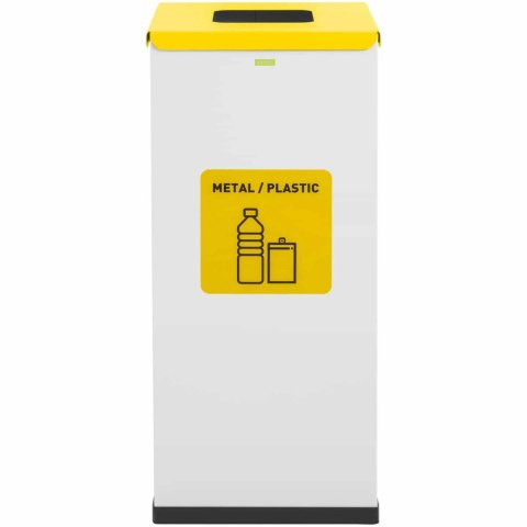 KOSZ POJEMNIK DO SEGREGACJI SORTOWANIA ŚMIECI ODPADÓW 60 L - METAL PLASTIK KOSZ POJEMNIK DO SEGREGACJI SORTOWANIA ŚMIECI ODPADÓW 60 L - METAL PLASTIK