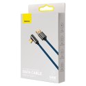 LEGENDARY KĄTOWY KABEL PRZEWÓD DLA GRACZY USB USB-C 66W 2M NIEBIESKI