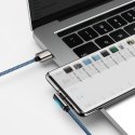 LEGENDARY KĄTOWY KABEL PRZEWÓD DLA GRACZY USB USB-C 66W 2M NIEBIESKI