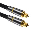 OPTYCZNY KABEL PRZEWÓD AUDIO CYFROWY ŚWIATŁOWÓD TOSLINK SPDIF 3M CZARNY