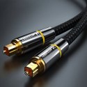 OPTYCZNY KABEL PRZEWÓD AUDIO CYFROWY ŚWIATŁOWÓD TOSLINK SPDIF 3M CZARNY