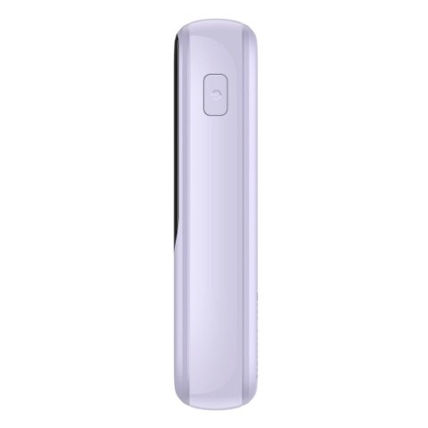 QPOW POWERBANK 10000MAH WBUDOWANY KABEL USB TYPU C 22.5W QUICK CHARGE FIOLETOWY QPOW POWERBANK 10000MAH WBUDOWANY KABEL USB TYPU C 22.5W QUICK CHARGE FIOLETOWY