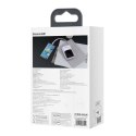 QPOW POWERBANK 10000MAH WBUDOWANY KABEL USB TYPU C 22.5W QUICK CHARGE FIOLETOWY