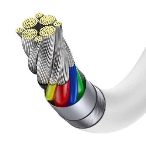 SUPERIOR KABEL PRZEWÓD USB-C USB-C QUICK CHARGE FCP 100W 5A 20V 2M BIAŁY SUPERIOR KABEL PRZEWÓD USB-C USB-C QUICK CHARGE FCP 100W 5A 20V 2M BIAŁY