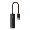 ZEWNĘTRZNA KARTA SIECIOWA LAN USB TYP A RJ45 100MBPS SZARY