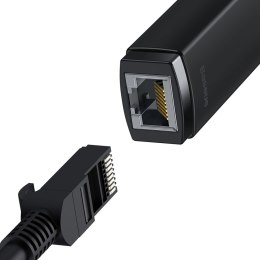 ZEWNĘTRZNA KARTA SIECIOWA LAN USB TYP A RJ45 100MBPS SZARY