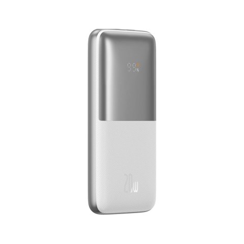BIPOW PRO POWERBANK 10000MAH 20W + KABEL USB 3A 0.3M BIAŁY BIPOW PRO POWERBANK 10000MAH 20W + KABEL USB 3A 0.3M BIAŁY