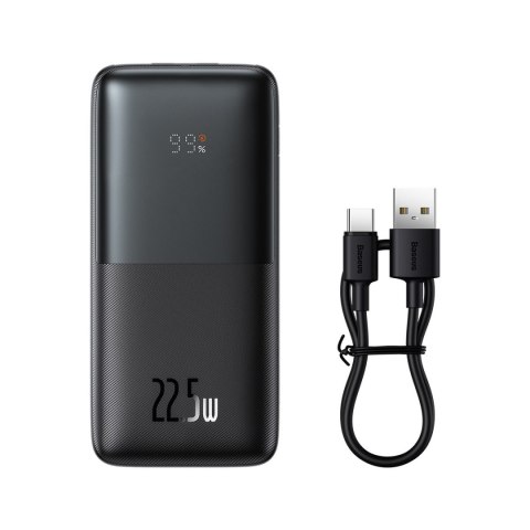 BIPOW PRO POWERBANK 10000MAH 22.5W + KABEL USB 3A 0.3M CZARNY BIPOW PRO POWERBANK 10000MAH 22.5W + KABEL USB 3A 0.3M CZARNY