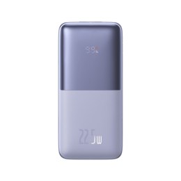 BIPOW PRO POWERBANK 10000MAH 22.5W + KABEL USB 3A 0.3M FIOLETOWY